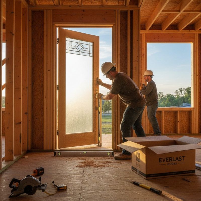Cherry Door Installation